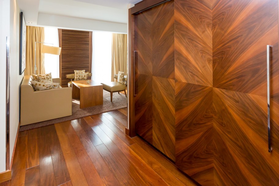Шпон в интерьере