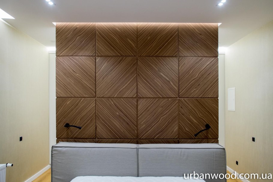 Шпонированные панели диагональная