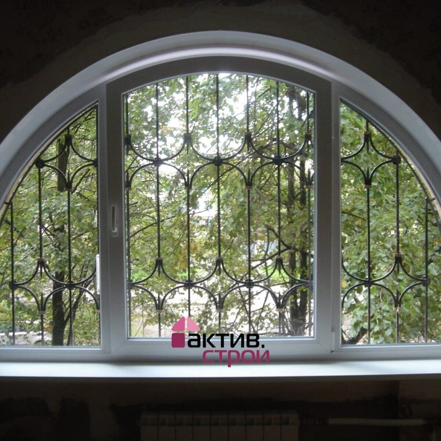 Отделка арочных окон