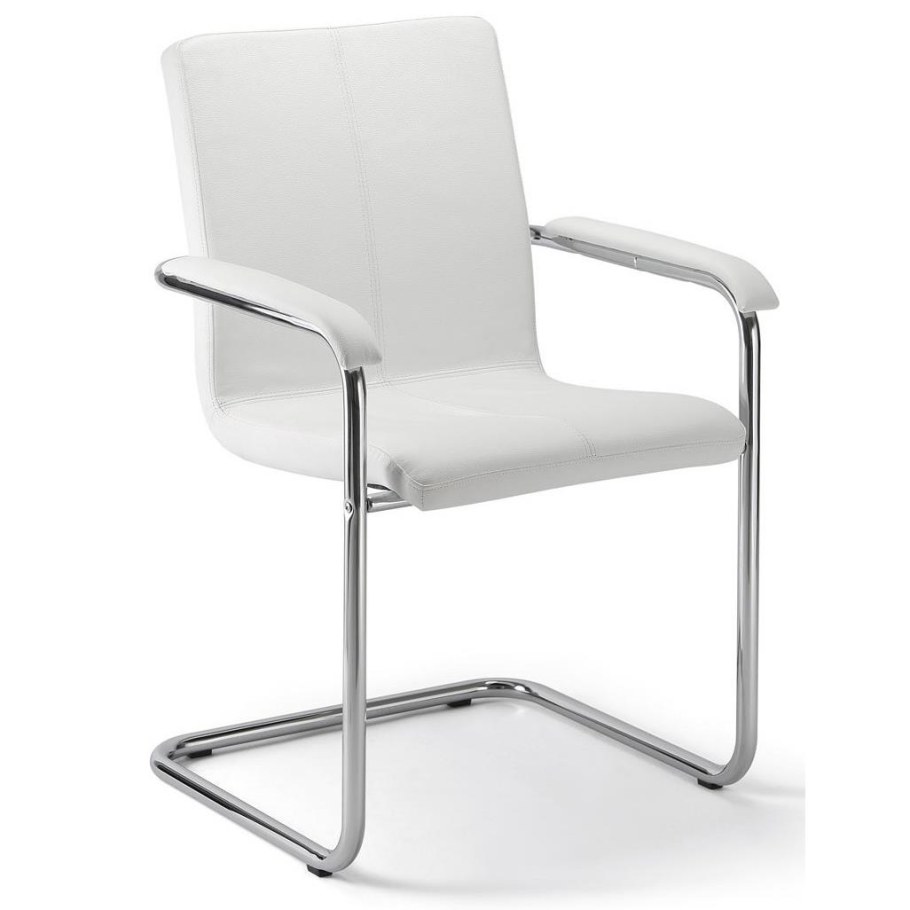 Стул офисный белый