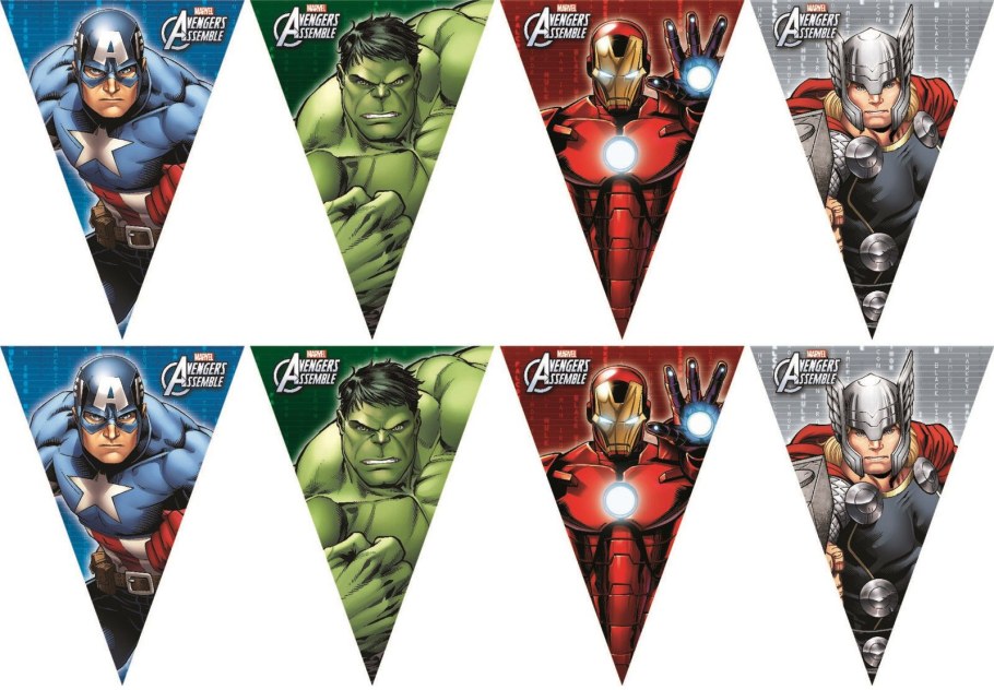 Растяжка Марвел на день рождения