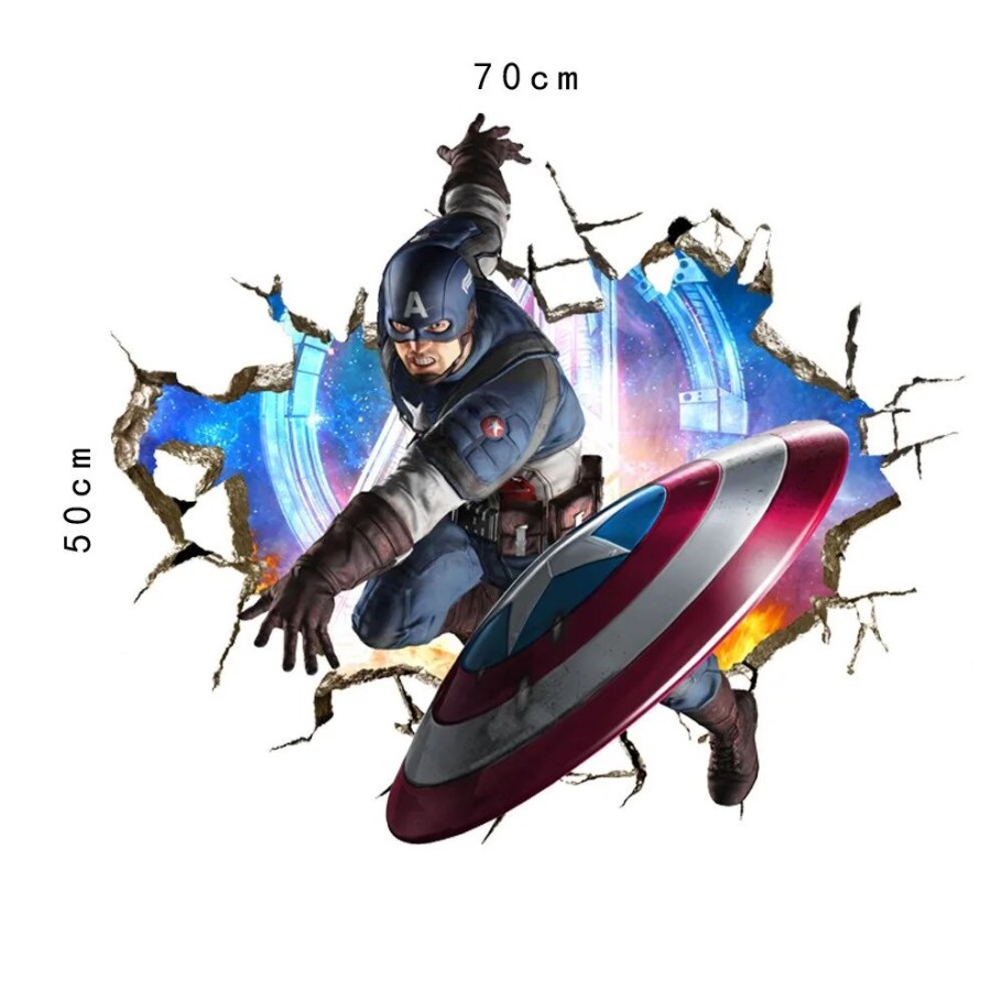 Наклейки Капитан Америка и Железный человек