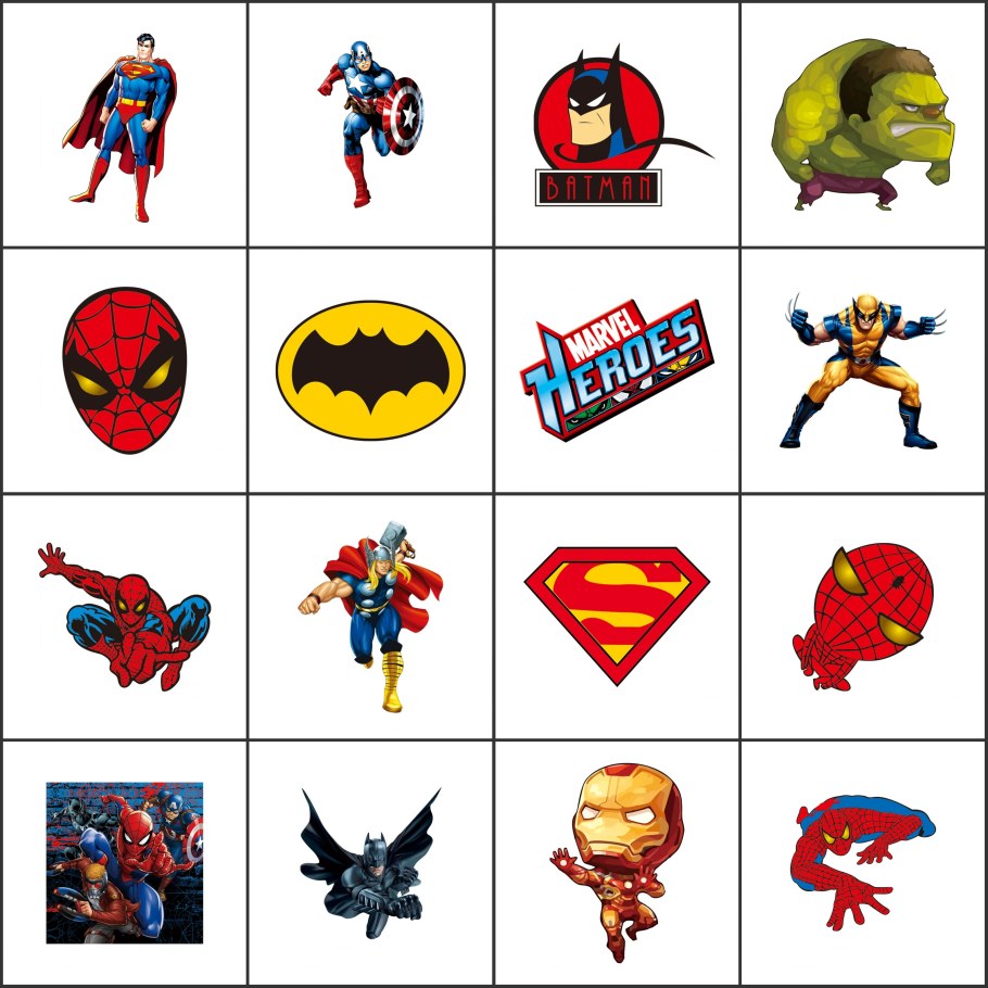 Наклейка - человек - паук