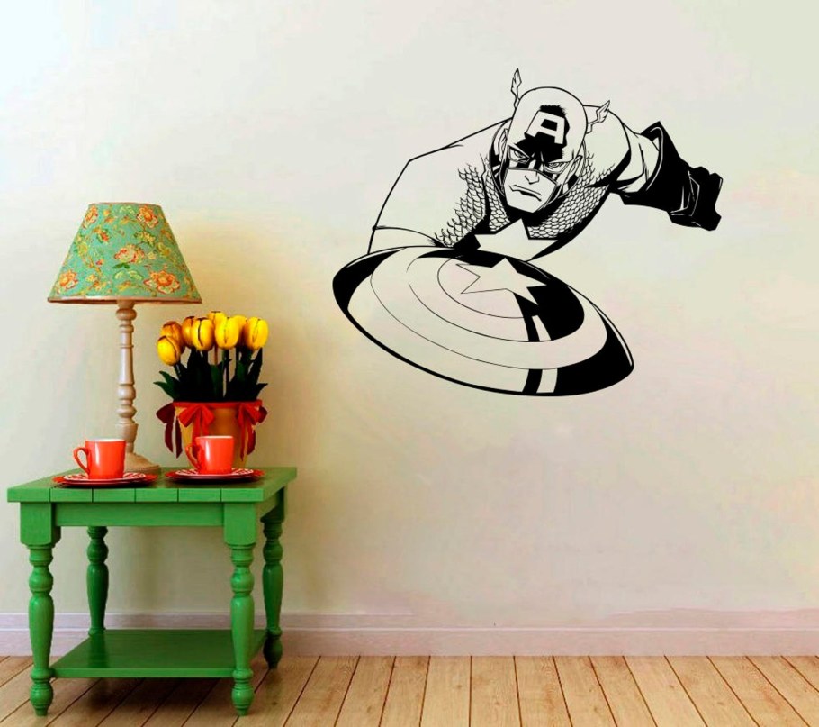 Интерьерные наклейки Супергерои