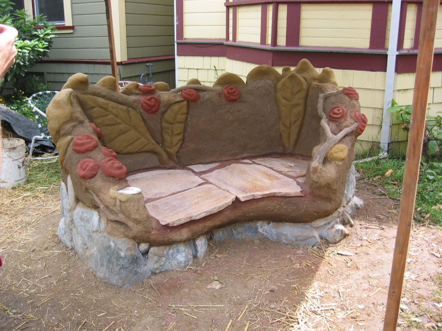 Мебель для сада из цемента