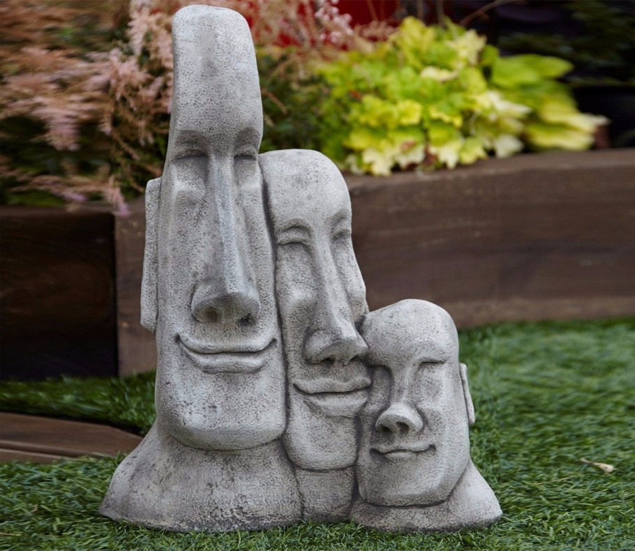 Садовая скульптура истукан с острова Пасхи