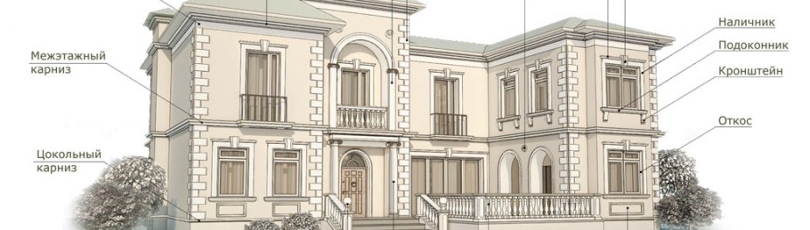 Декоративные элементы фасада