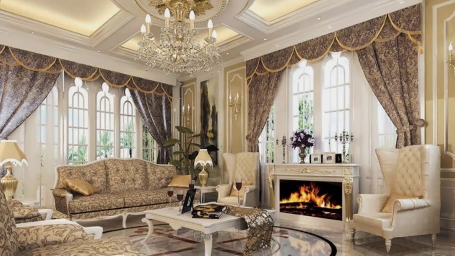 Гостиная в классическом стил