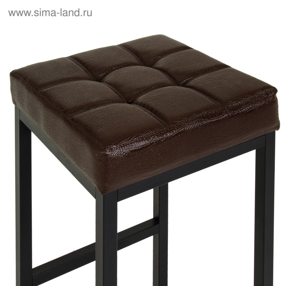 Стул барный лофт-2 без спинки, черный/черный 3538959