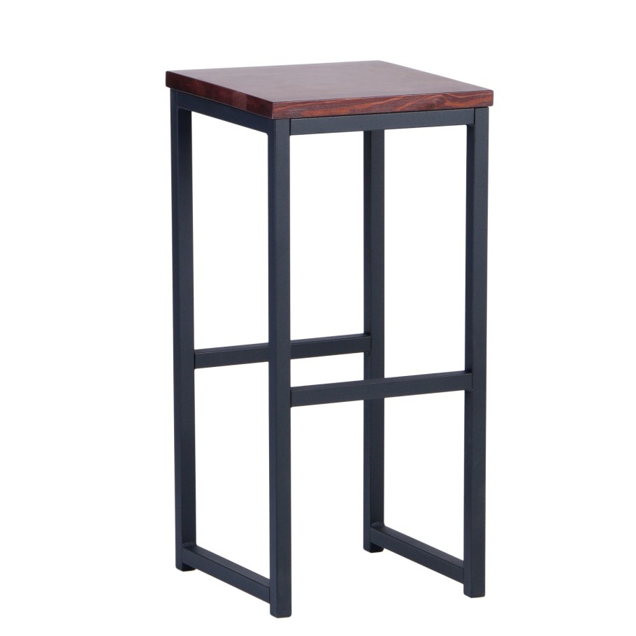 Табурет барный высокий черный/черный 3680355