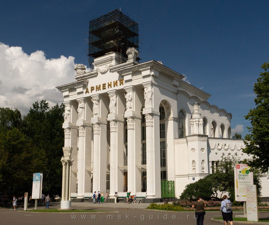 Картина в павильоне 68 Армения ВДНХ