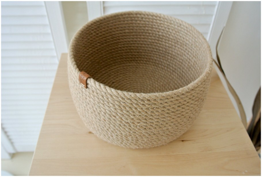 Корзина из джута икеа