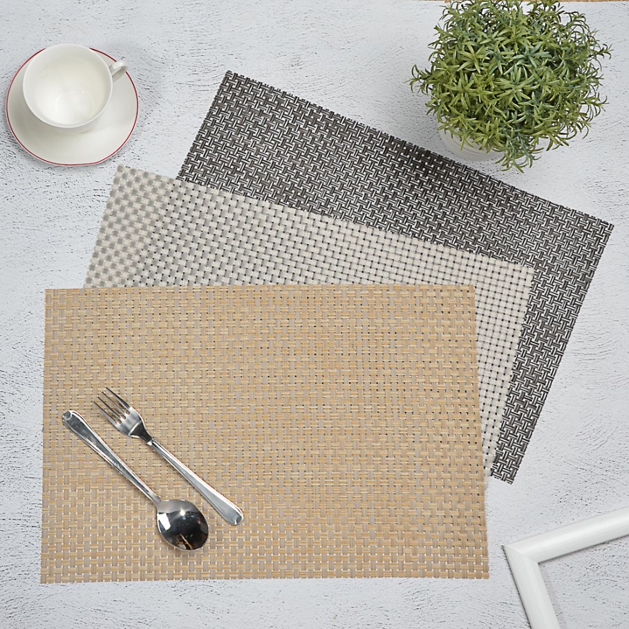 890-308 Салфетка сервировочная крупноплетеный ПВХ