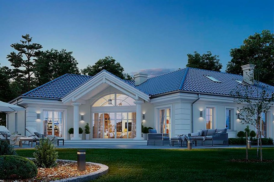 Проект Парковая вилла одноэтажный