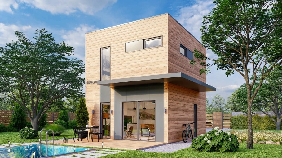 Модульный дом 2 этажа