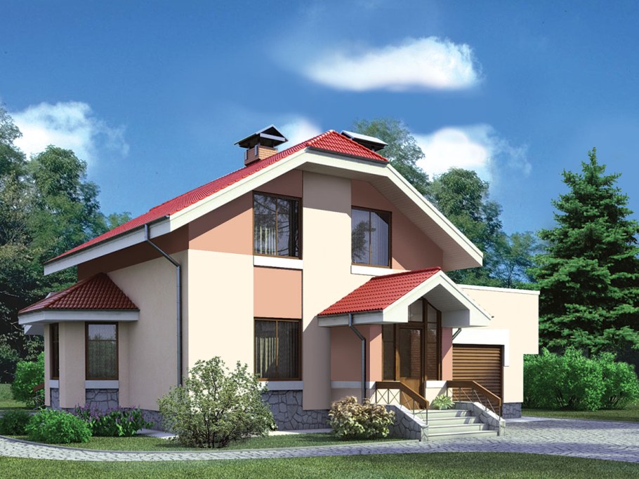 Стройпрогресс. Обзор двухэтажного дома-