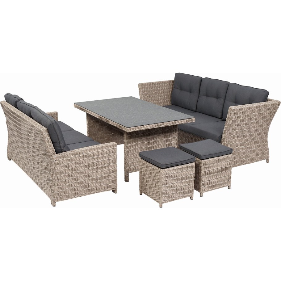 Оби набор садовой мебели из искусственного ротанга арт 4409124