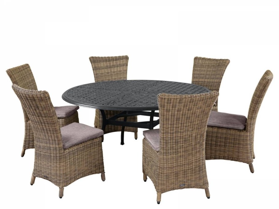 Комплект обеденный d100 из ротанга