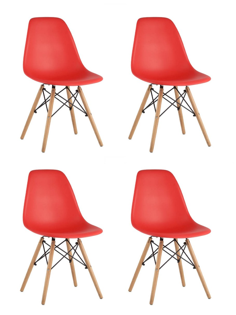 Комплект стульев Eames DSW Premium, 4 шт.