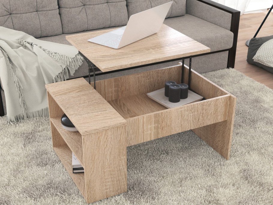 Стол журнальный трансформер 3.1 дуб сонома