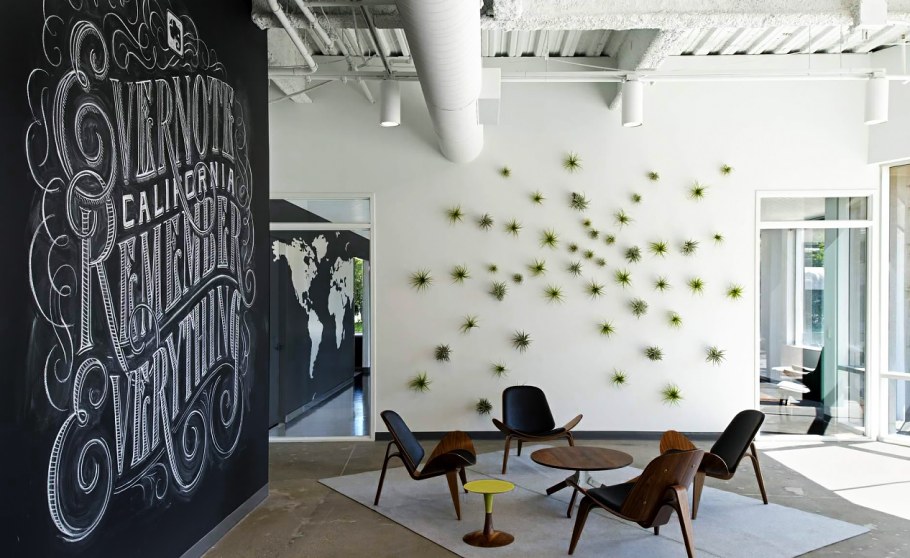 Декор стен в офисе