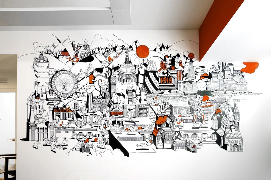 Стили рисования на стенах