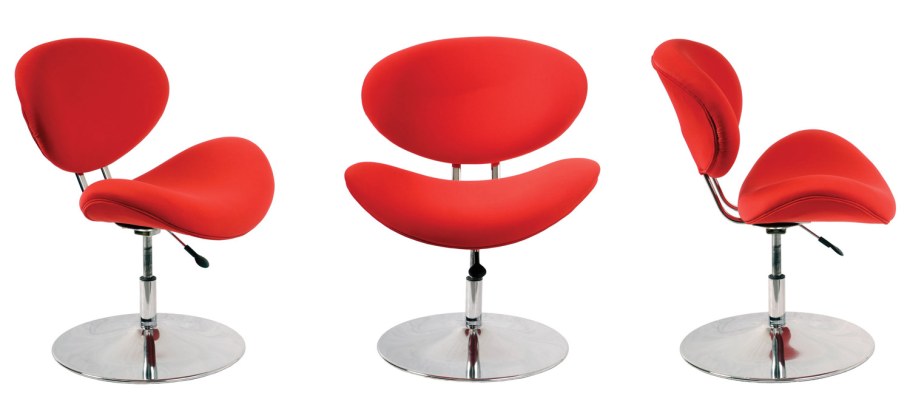 Компьютерное кресло на круглой подставке