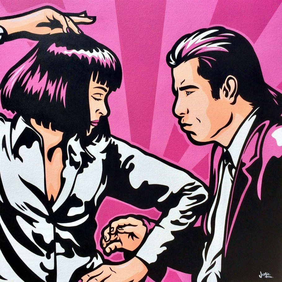 Ума Турман Криминальное чтиво обои