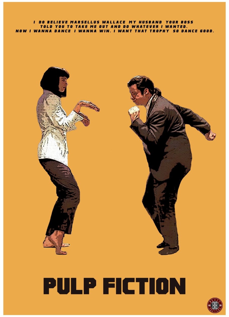 Криминальное чтиво обложка фильма