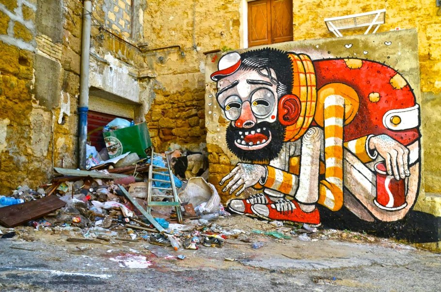 Художник стрит арт Артур Кашук