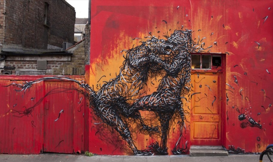 Уличная живопись на стенах