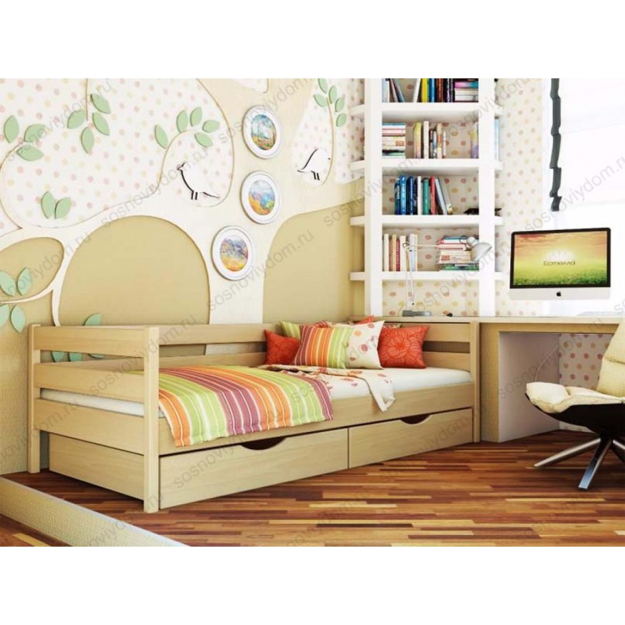 Кровать софа из массива дерева Vita Mia кадет