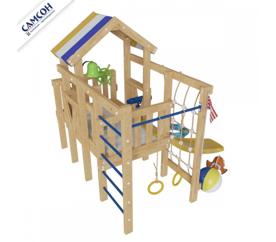 Детская игровая кровать-чердак Немо