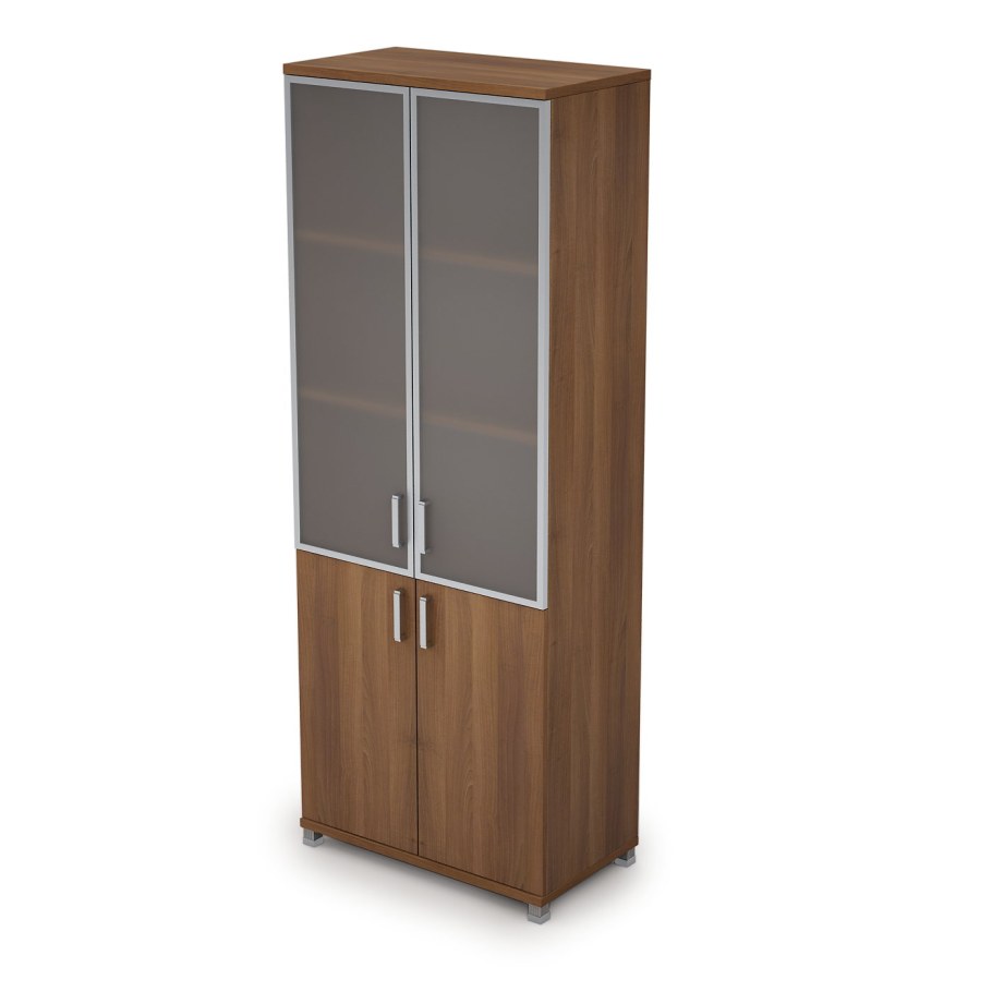 Шкаф со стеклом 800х450х2000 серия Эрго