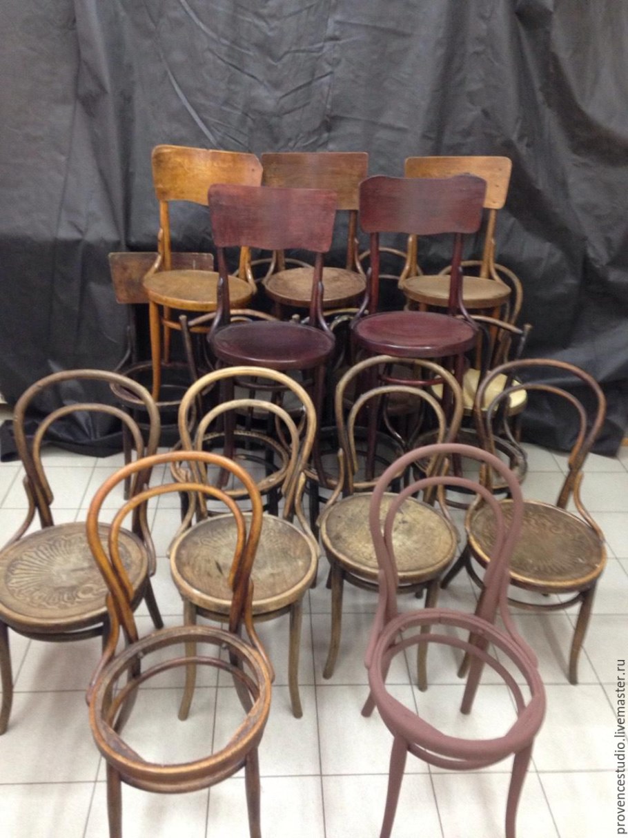 Венский стул старинный антиквариат 1800г толстый