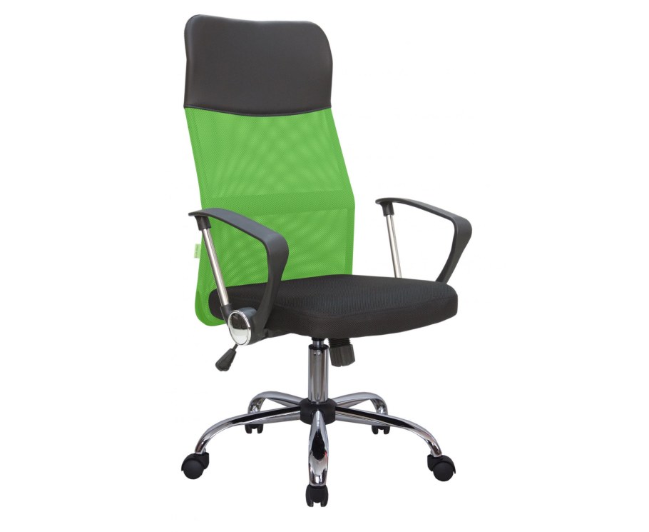 Кресло BN_DT_руководителя ECHAIR-506 TPU net к/з черный, сетка