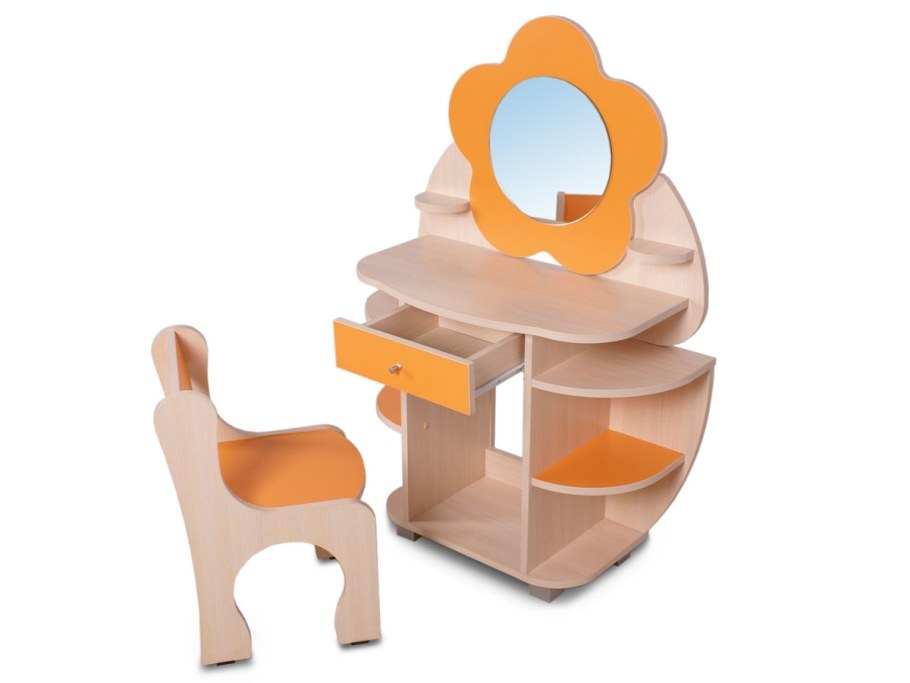 Детский набор Ромашка трюмо+стул Мебельсон