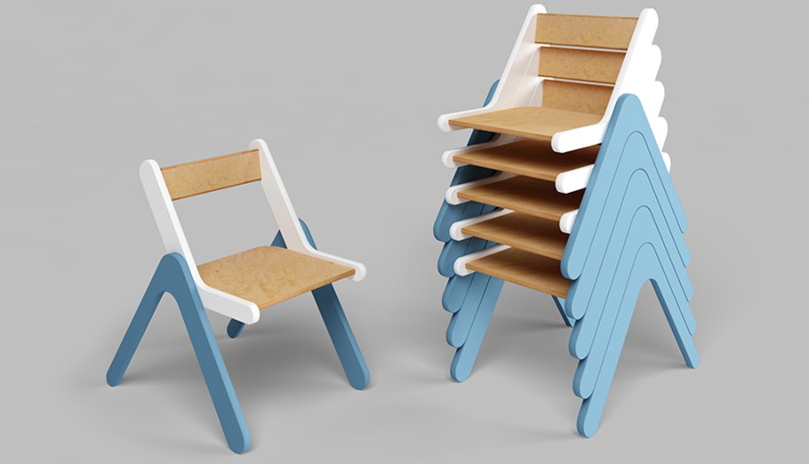 Стул детский штабелируемый