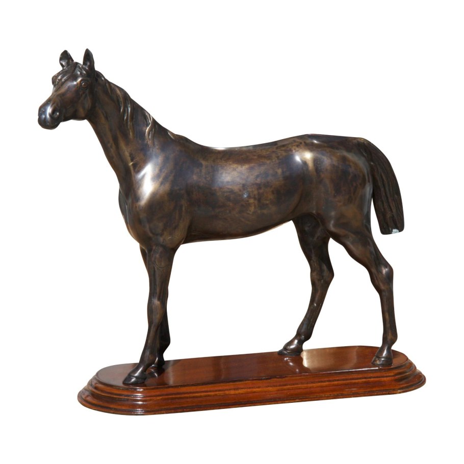 Антиквар статуэтка конь бронза