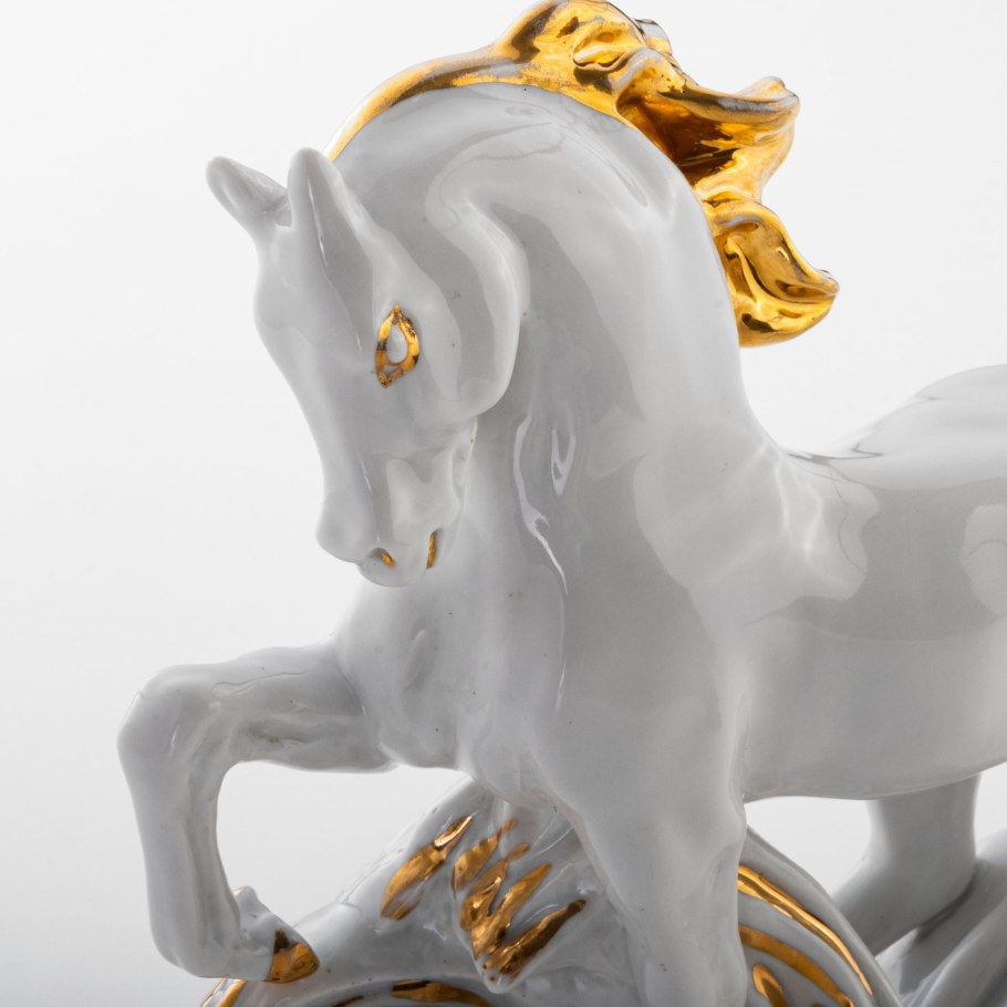 Статуэтка конь ЛФЗ фарфор