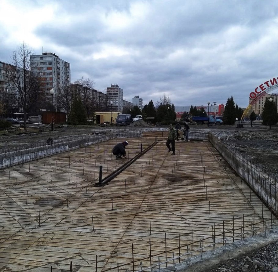 Площадь фонтанов Владикавказ