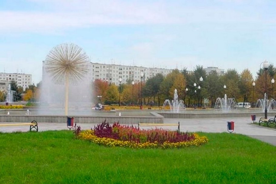 Аллея фонтанов Владикавказ