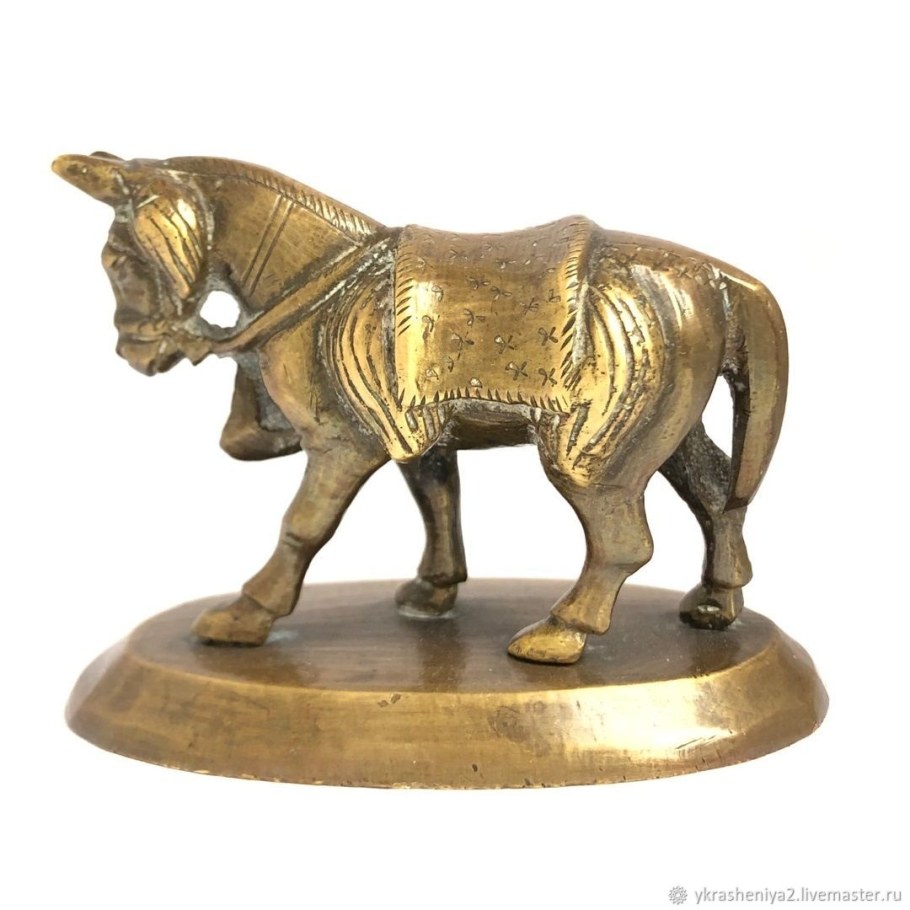 Тампер конь - бронза