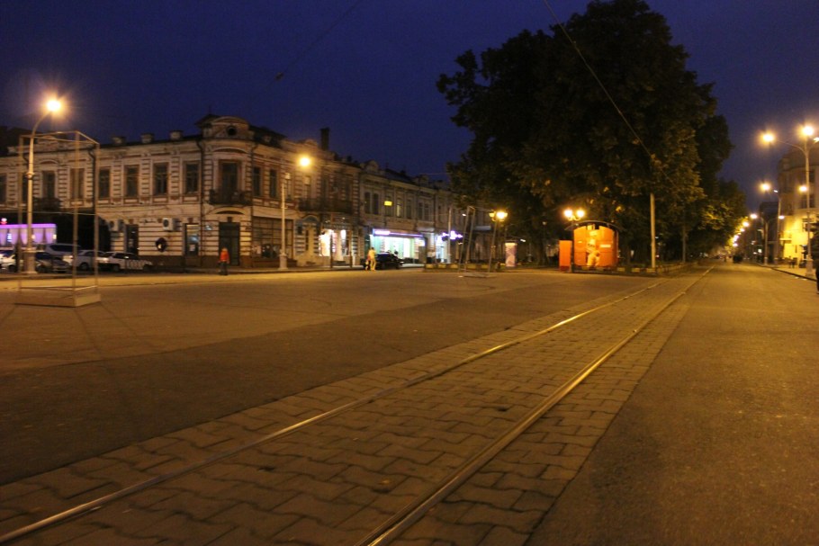 Владикавказ проспект мира ночью