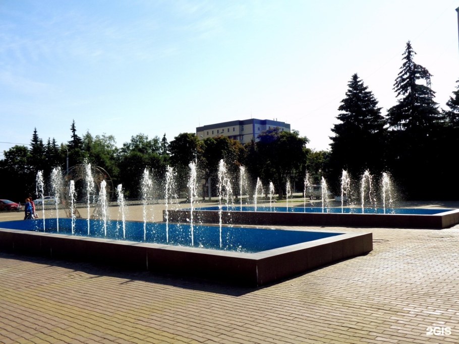 Каспийск город парк фонтан