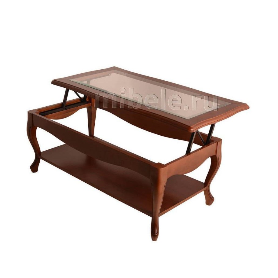 Журнальный столик 606.112.p со стеклом Panamar 43*60*112 см