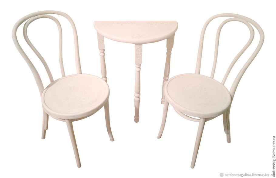 Стул Венский Сканди жемчужно-белый