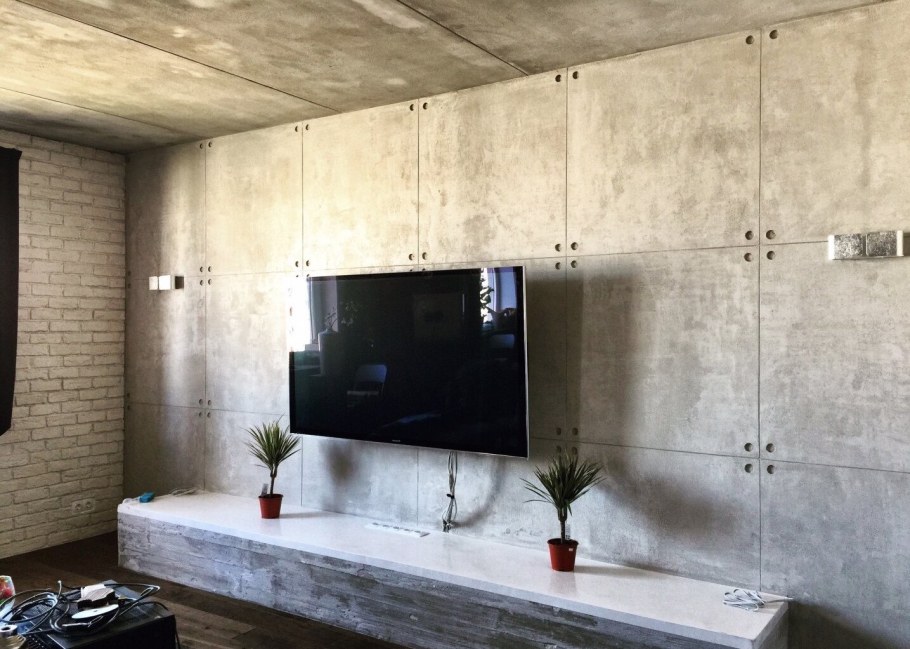 Венецианская штукатурка в стиле лофт