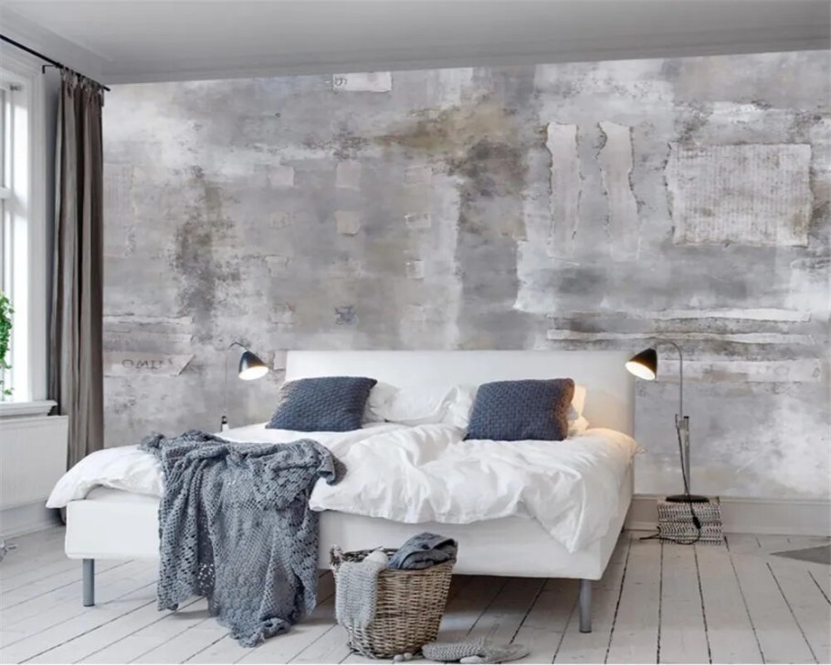 Декоративная бетонная стена