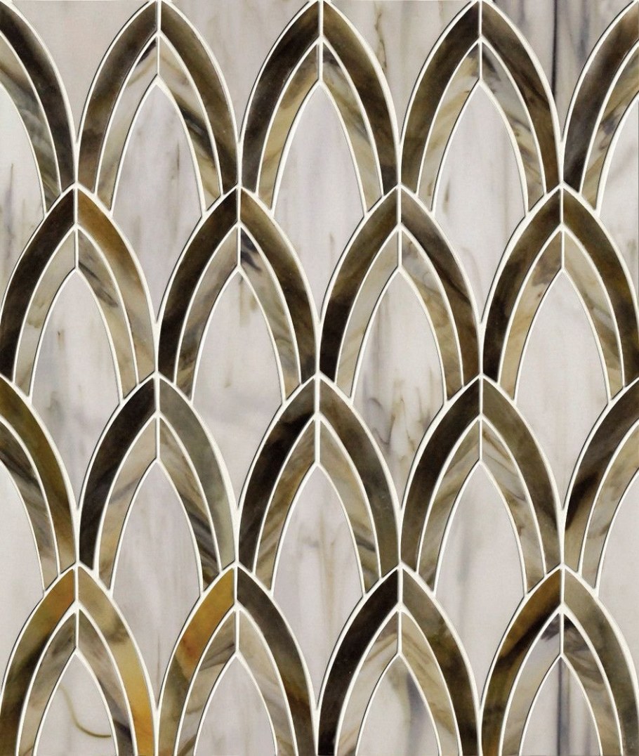 Мозаика мрамор арт деко